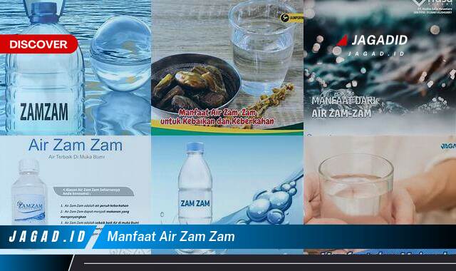 10 Manfaat Air Zam Zam yang Bikin Kamu Penasaran