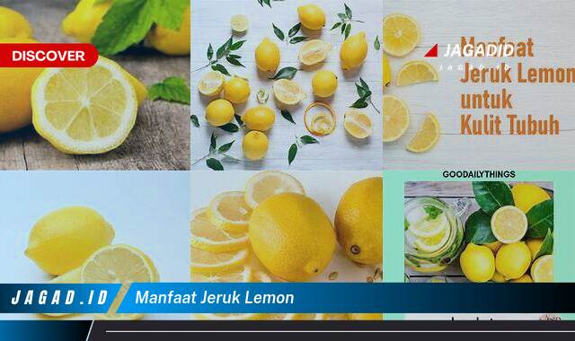 10 Manfaat Jeruk Lemon yang Tidak Semua Orang Tau