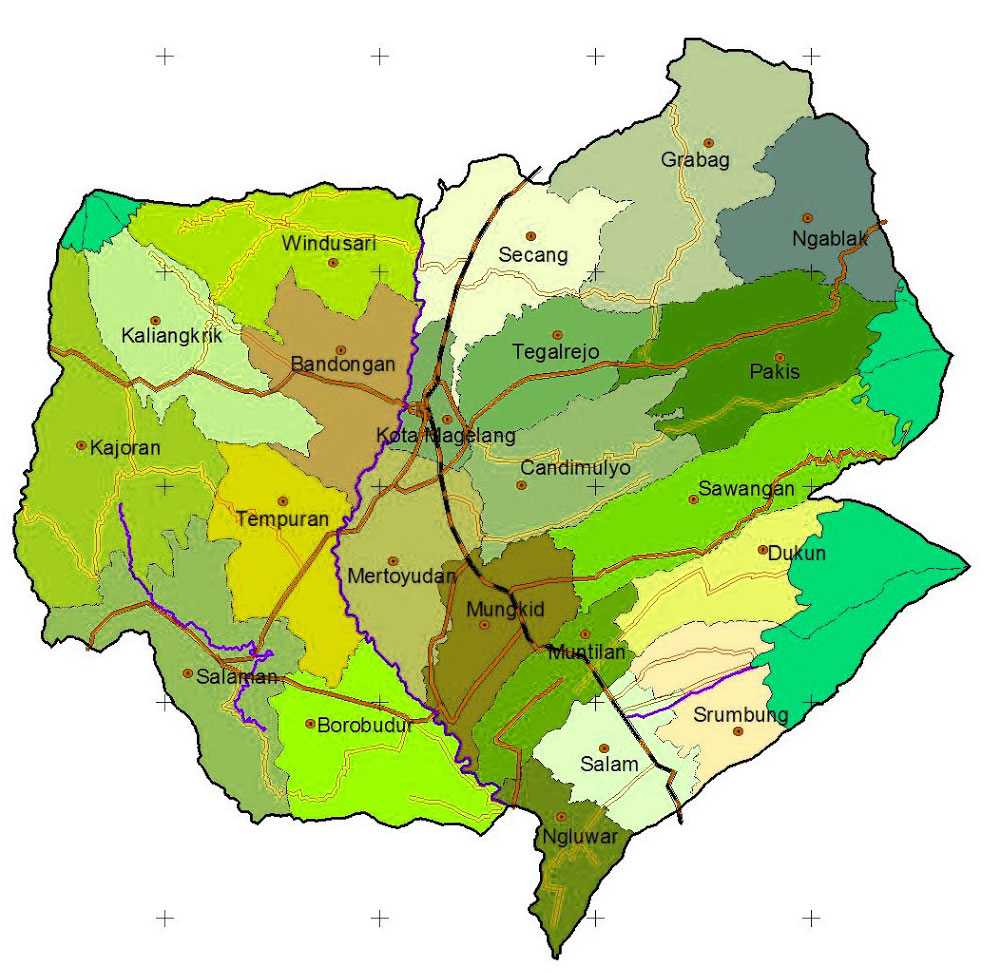 Peta Kecamatan Magelang