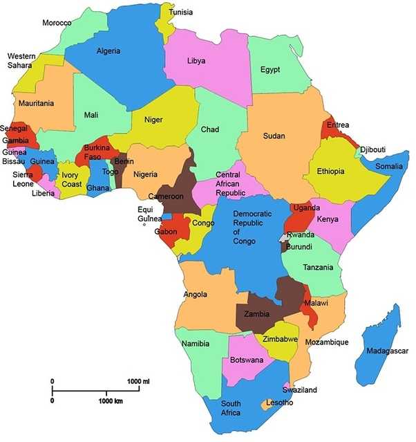 Karakteristik Benua Afrika