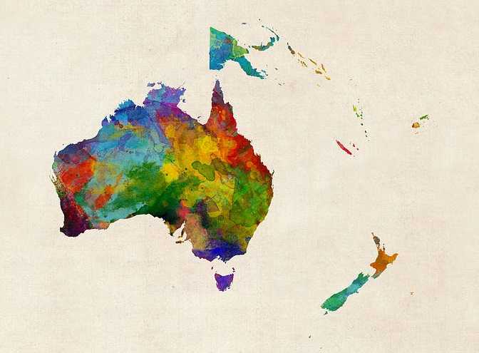 Karakteristik Benua Australia : Letak, Iklim dan Bentang Alam