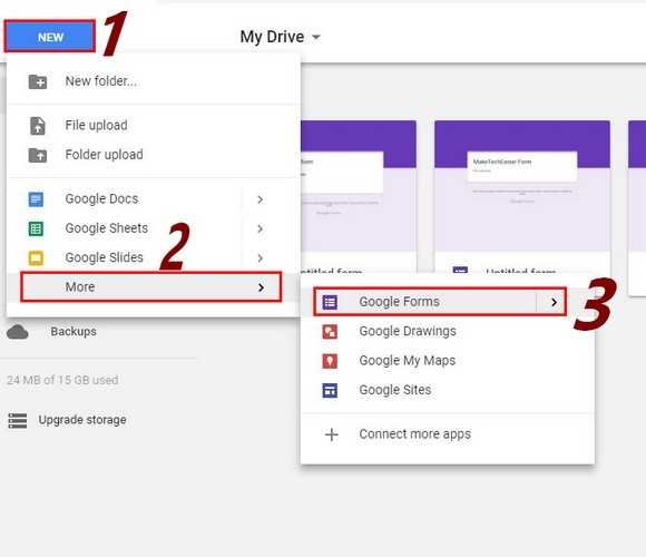 cara membuat google form