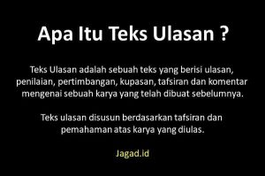 Pengertian Teks Ulasan Adalah Tujuan, Ciri Ciri, Struktur, Kaidah Kebahasaan, Macam Jenis, Kelebihan dan Kekurangan