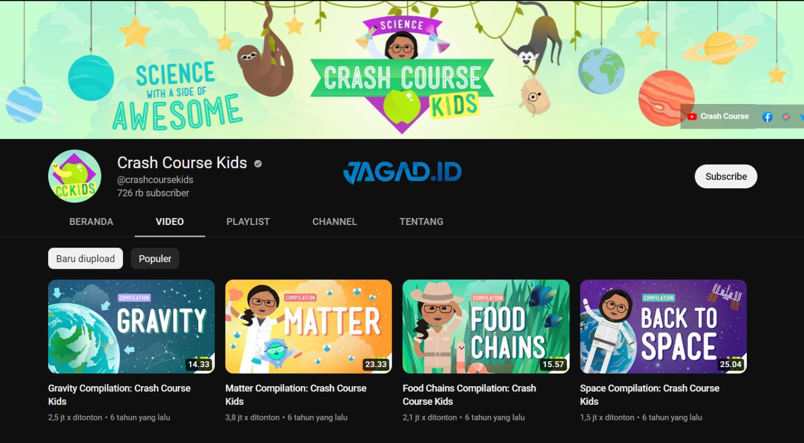 18 Channel YouTube Pendidikan Terbaik Untuk Anak-Anak