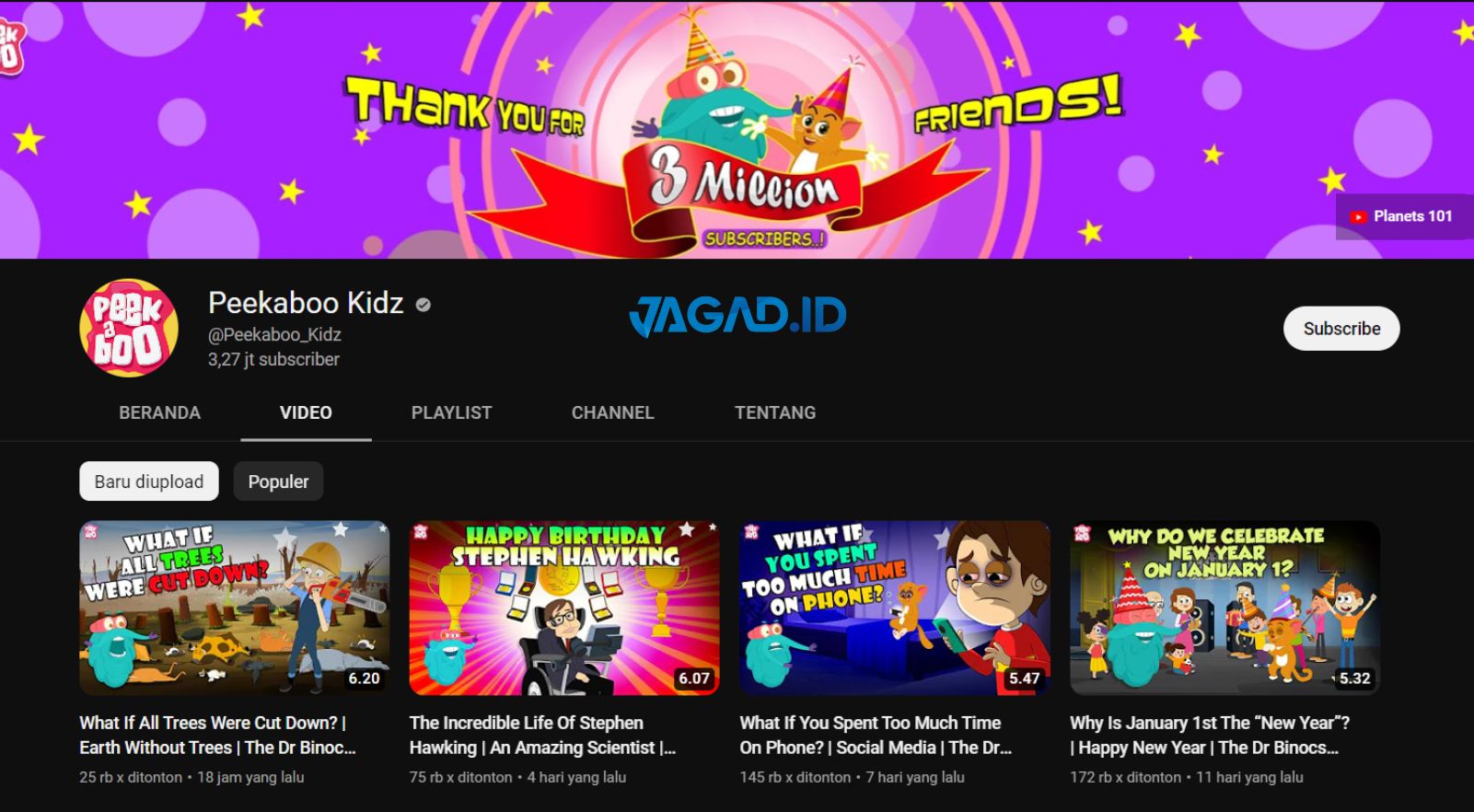 18 Channel YouTube Pendidikan Terbaik Untuk Anak-Anak