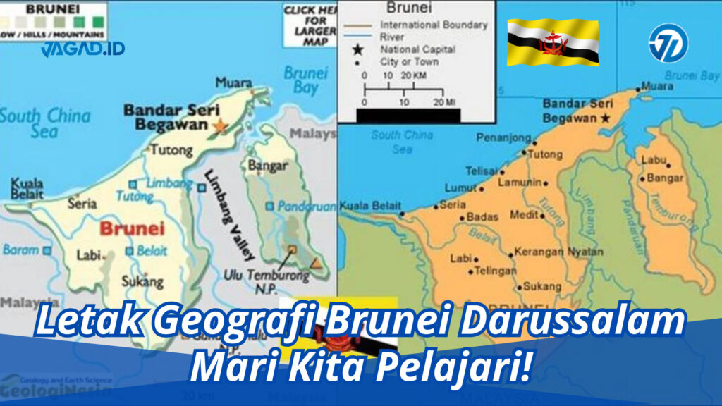 Letak Geografi Brunei Darussalam Mari Kita Pelajari JAGAD ID