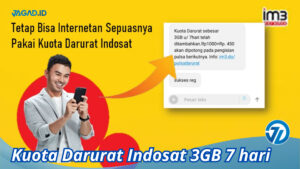 Kuota Darurat Indosat 3GB 7 hari